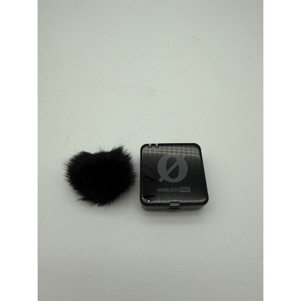 Rode Wireless PRO Transmitter Black Compact Microphone with Windscreen